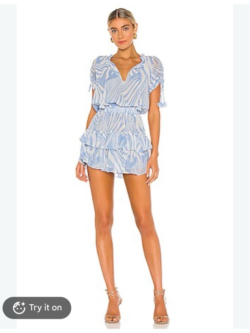 MISA LOS ANGELES Becca Dress in Casablanca Blu
Shell XS